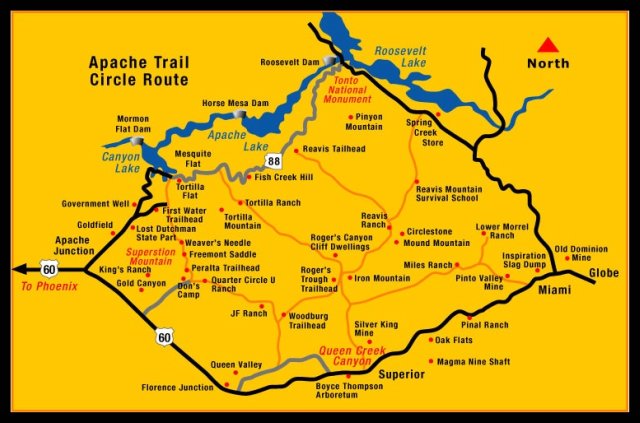 Apache Trail map