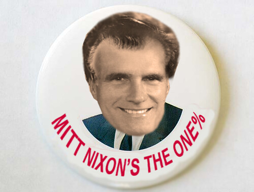 MITT NIXON BUTTON by Colonel Flick