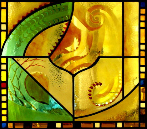 Section from the Fibonacci-Malvern window