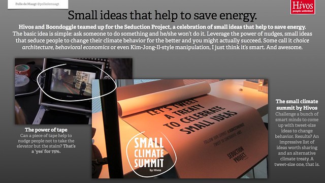 Hivos' small ideas that help to save energy