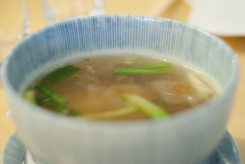 Beef daikon soup at Danji