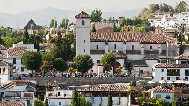 El mirador de San Nicol�s en Granada