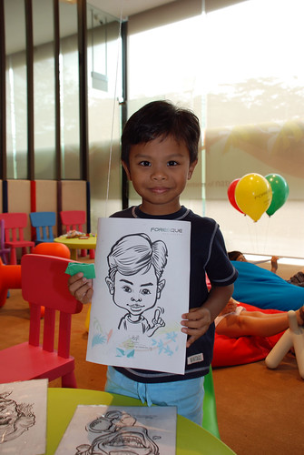 caricature live sketching for Foresque Residences Roadshow - Day 2 - 12