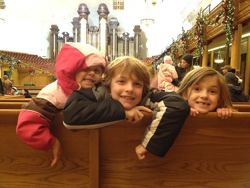 Kids at the tabernacle