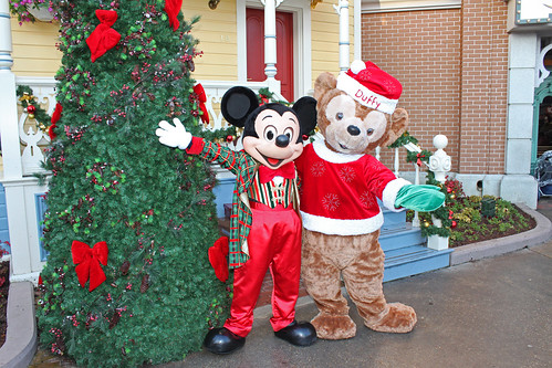 Mickey Mouse and Duffy the Disney Bear