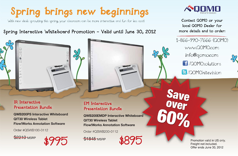 QOMO HiteVision Interactive Whiteboard Spring 2012 Promo