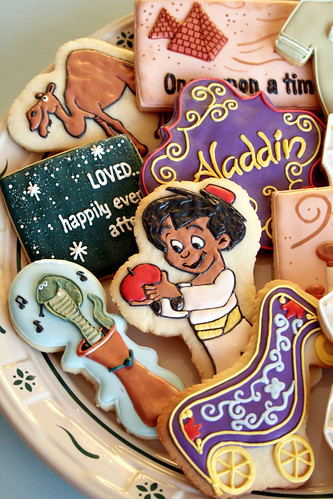 Aladdin Baby Shower Cookies.