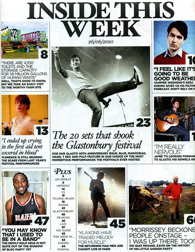 NME contents page