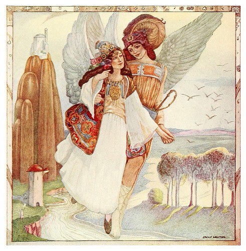 012-La esposa ausente es capturada-Polish fairy tales 1920-Cecile Walton