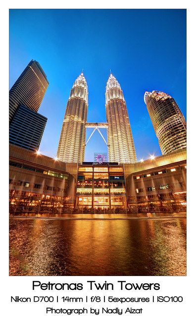 KLCC during blue hour