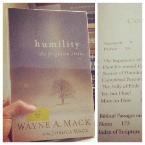 Humility: The Forgotten Virtue by Wayne Mack