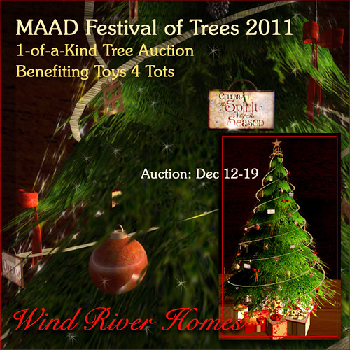 Festival of Trees 2011 - my entry by Teal Freenote