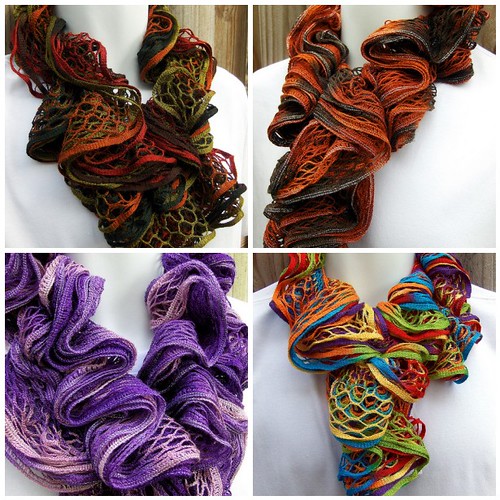 Endless Ruffle Infinity Scarves