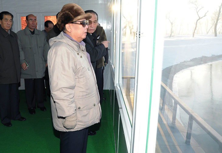 Инспекционный маршрут Полководца Ким Чен Ира по ряду объектов провинции Южный Хамгён