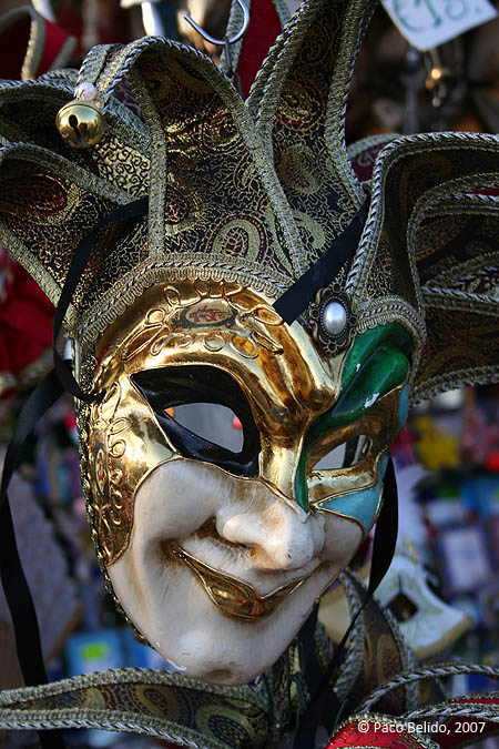 Una máscara veneciana. © Paco Bellido, 2007
