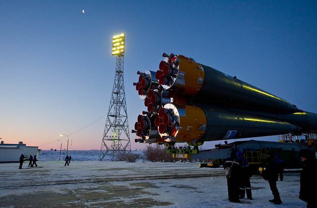 Expedition 30 Soyuz Rollout (201112190009HQ)