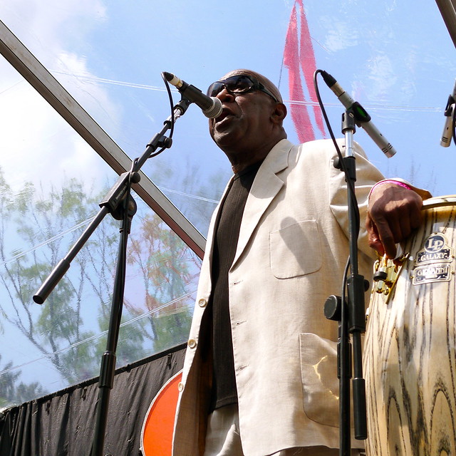Vic Evans - singing with Andy Hamilton & The Blue Notes at Mostly Jazz 2011