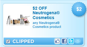 Neutrogena Cosmetics Product Coupon