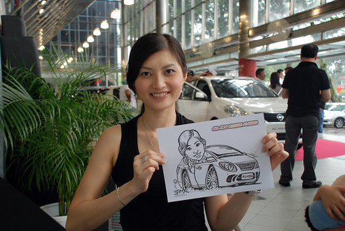 Caricature live sketching for Tan Chong Nissan Almera Soft Launch - Day 1 - 37