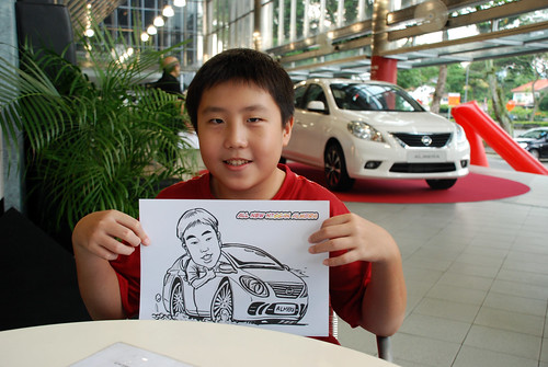 Caricature live sketching for Tan Chong Nissan Almera Soft Launch - Day 1 - 49