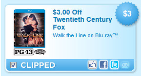 Walk The Line On Blu-ray Coupon