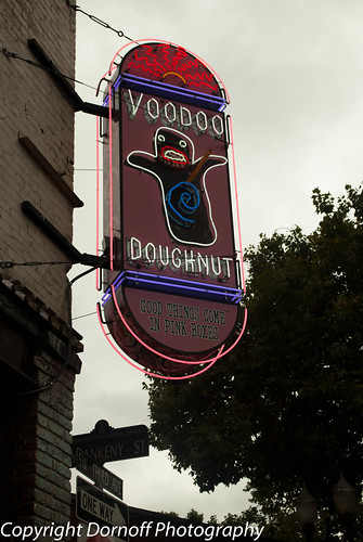 Voodoo Donuts Neon Sign by Dornoff Photography