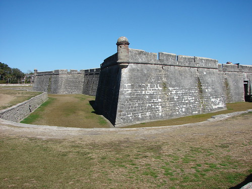 Moat and walls of San Marcos
