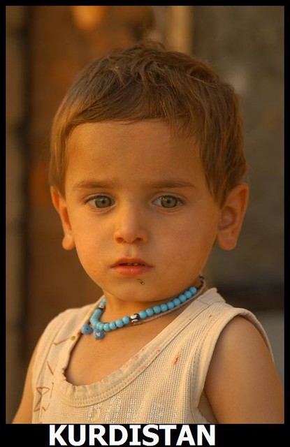 The NaZar eyes of Tausi melek chain of Kurdish child bless for evil eyes