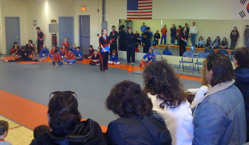 Anti-bullying benefit tournament at Ernie's Karate