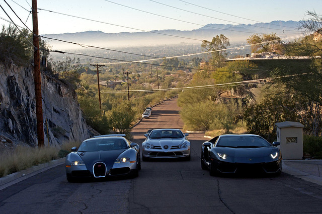 Bugatti veyron vs mercedes slr mclaren top gear