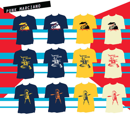 The Martian Punk T-Shirts II by mariobraune