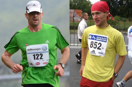 Dva běžci pro jeden maraton si užívají mrazivých tréninků