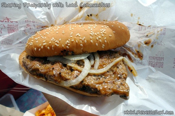 mcdonalds prosperity burger 2011-2