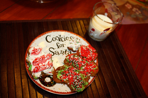 Cookies-for-Santa-plate