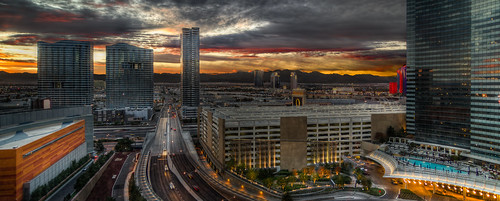 Sunset Behind the Strip