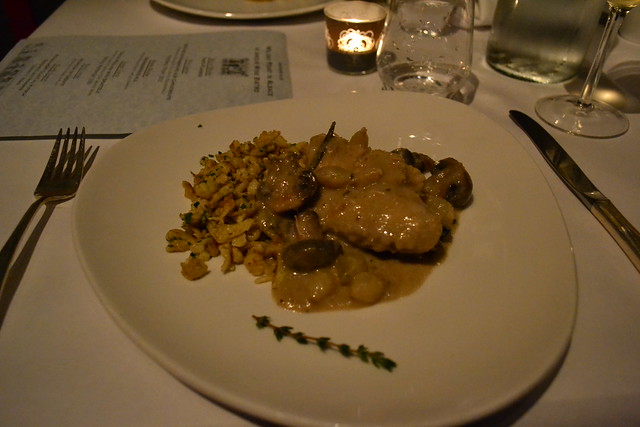 Coq au Riesling with Spaetzle