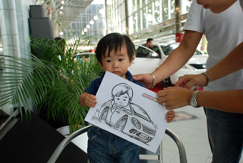 Caricature live sketching for Tan Chong Nissan Almera Soft Launch - Day 2 - 27