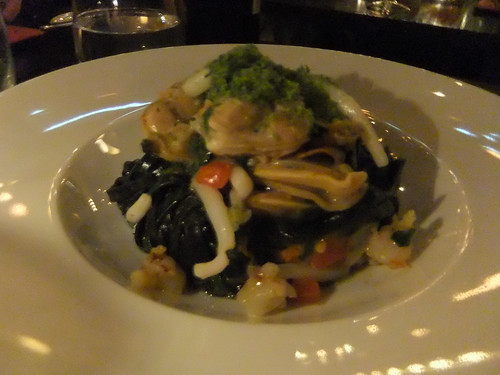 Black Tagliolini with Seafood Ragu