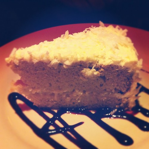 Coconut cake.