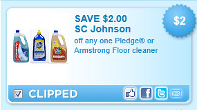  Pledge Or Armstrong Floor Cleaner Coupon