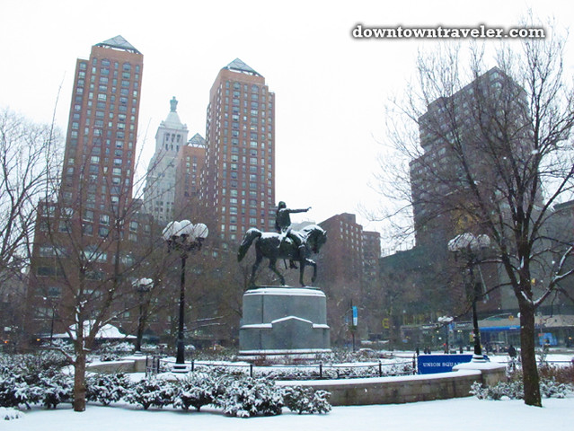 NYC Snowstorm January 2012 Union Square_7