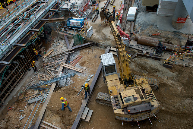 Subway Construction on HK Island 
