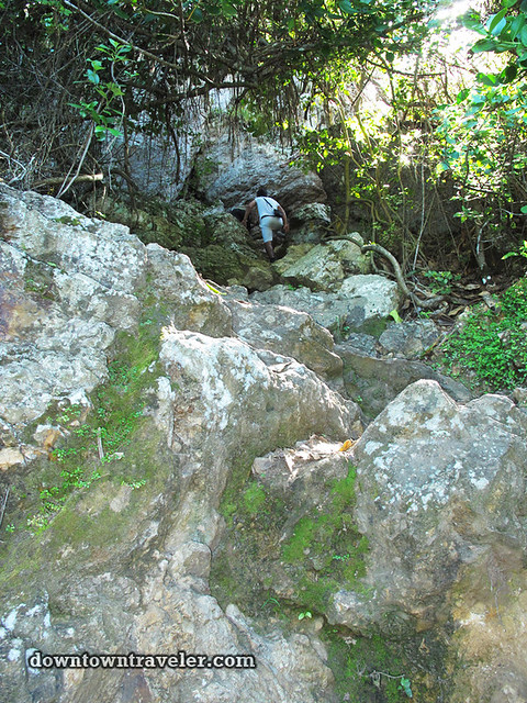 Curacao Mt Christofell Hike rocks r