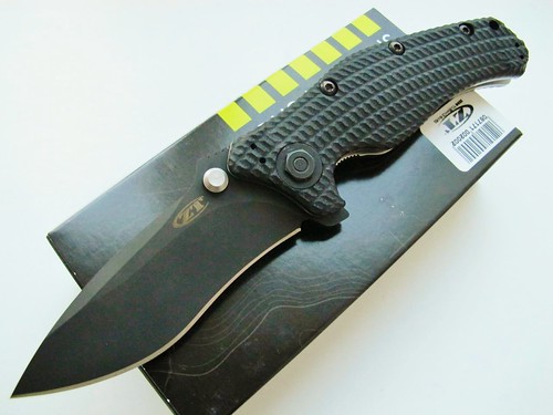 Zero Tolerance Model 0200 Folder 4" Plain Blade, Black G10 Handles