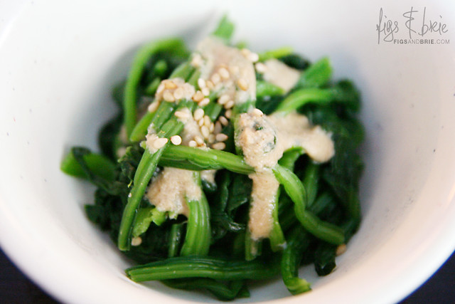 Spinach Salad, Menya Oiden