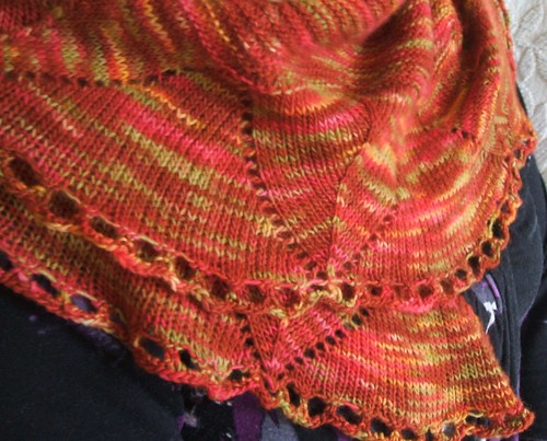 Damson shawl