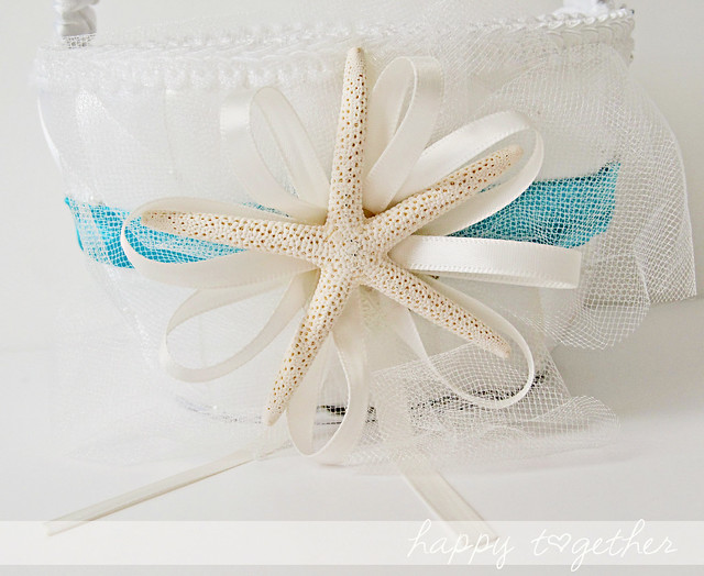Starfish flower girl basket