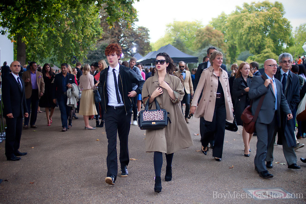 BURBERRY PRORSUM SS12 collection catshow  show - London Fashion Week