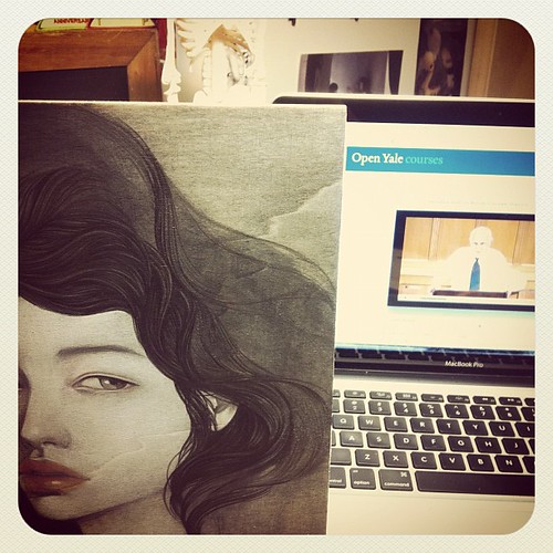 Addicted to these lectures while painting (open yale courses on Greek history) 