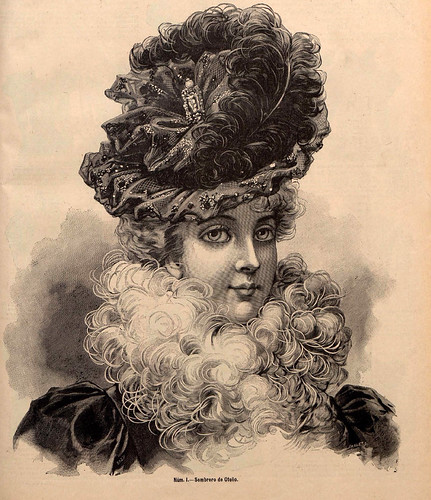 011-Sombrero de Otoño-La Última moda-revista ilustrada hispano-americana, del 2 de octubre de 1898-copyright MemoriadeMadrid